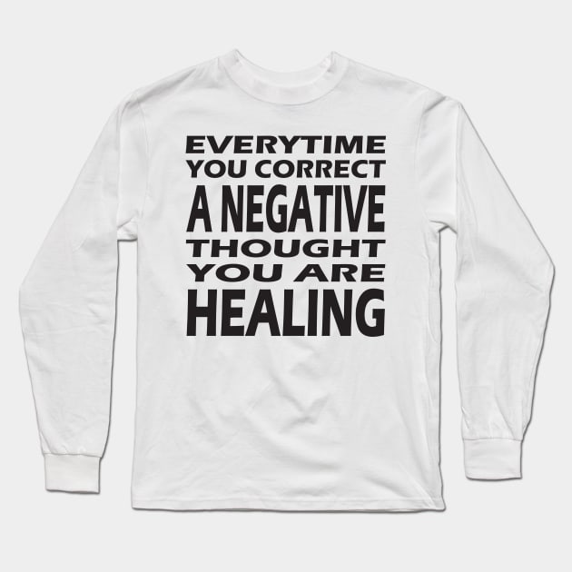 Growth Mindset Long Sleeve T-Shirt by lawofattraction1111